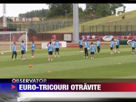 Tricourile oficiale ale echipelor calificate la Euro-2012 contin substante toxice