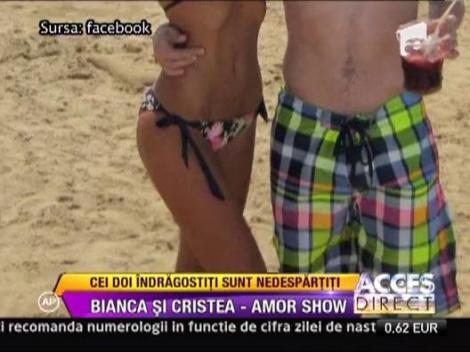 Bianca si Cristea, nedespartiti in vacanta