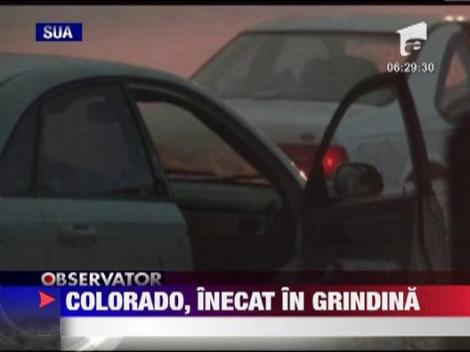 Colorado: Au scos din garaje plugurile de curatat zapada, dupa o furtuna de grindina