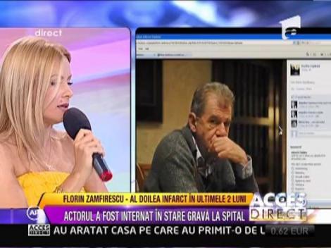 Actorul Florin Zamfirescu a suferit un infarct