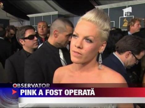 Celebra cantareata Pink a avut mari probleme de sanatate