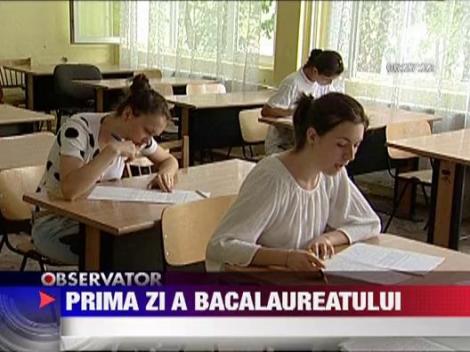 Elevii de liceu sustin prima proba a examenului de Bacalaureat