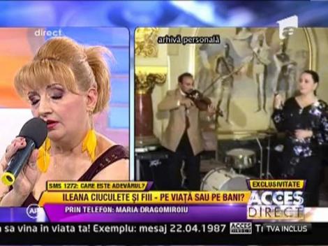 Maria Dragomiroiu ii ia apararea Ileanei Ciuculete!