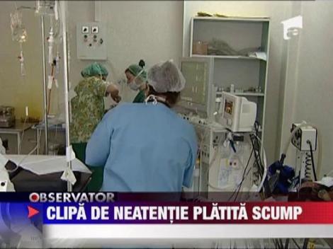 Timisoara: O fetita de un an si noua luni a cazut de la etaj