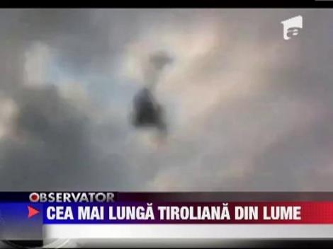 Nepal: Cea mai lunga si mai spectaculoasa tiroliana din lume