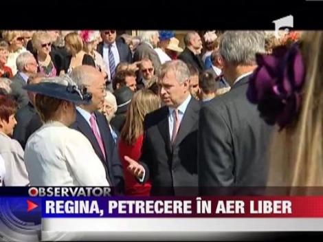 Regina Elisabeta, petrecere in aer liber