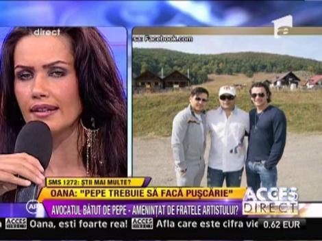 Oana Zavoranu sare la gatul lui Pepe
