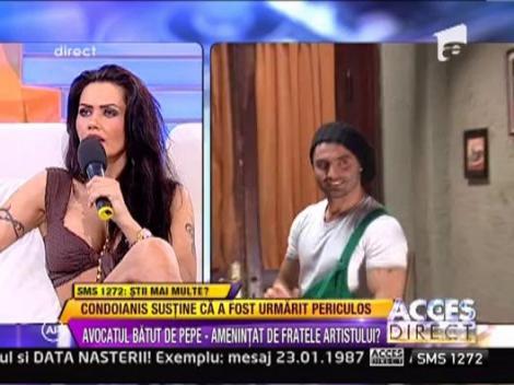 Avocatul batut de Pepe, amenintat de fratele artistului