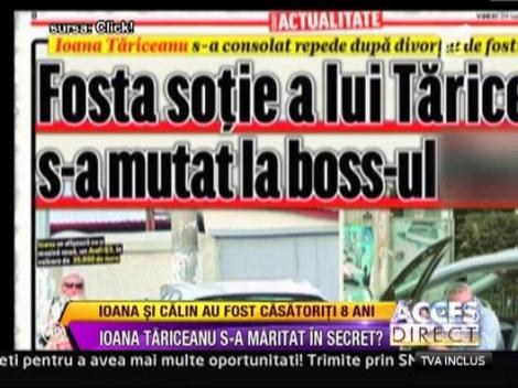 Ioana Tariceanu s-a maritat in secret