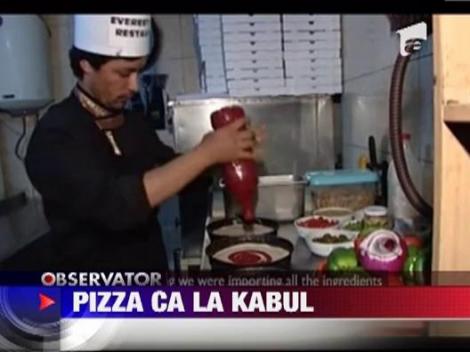 Afganii au invatat de putin timp cum arata si ce gust are o pizza!