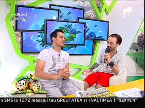 Matteo a venit in platoul de la "Neatza cu Razvan si Dani"