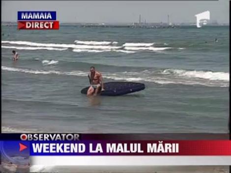 Vreme de plaja la malul marii