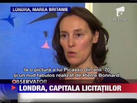 O casa de licitatii britanica va scoate la vanzare cateva tablouri celebre