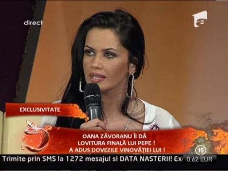Oana Zavoranu: "Mi-as dori sa emigreze Pepe!"