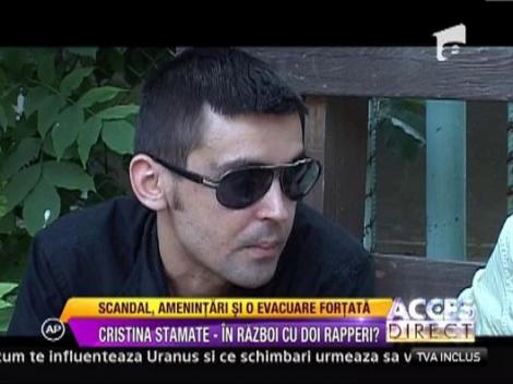 Cristina Stamate a intrat in razboi cu doi rapperi! I-a evacuat fortat din casa in care stateau cu chirie!