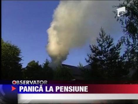 Panica la o pensiune din Poiana Brasov