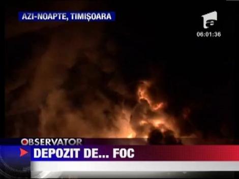 Incendiu devastator la Timisoara