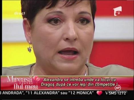 Alexandra se intreaba unde va locui cu Dragos dupa ce va iesi din competitie