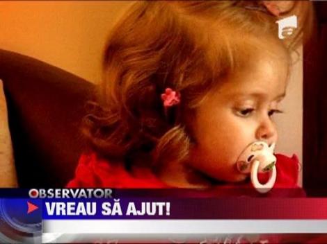 VREAU SA AJUT! La nici un an si jumatate lupta cu o boala de oameni mari