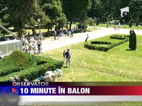 Plimbare cu balonul in Parcul Herastrau