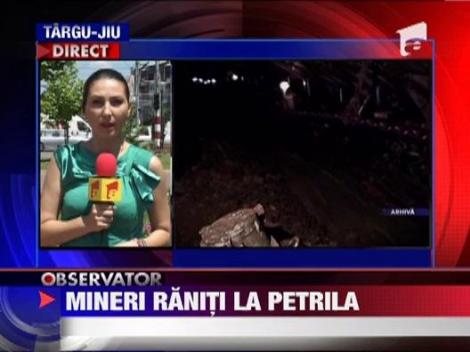 Explozie la Mina Petrila: doua persoane au fost ranite