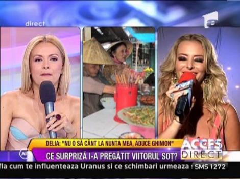 Delia nu vrea rochie traditionala de mireasa ‎