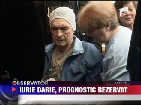 Iurie Darie a iesit din coma. Actorul a deschis ochii, insa doctorii sunt in continuare ingrijorati