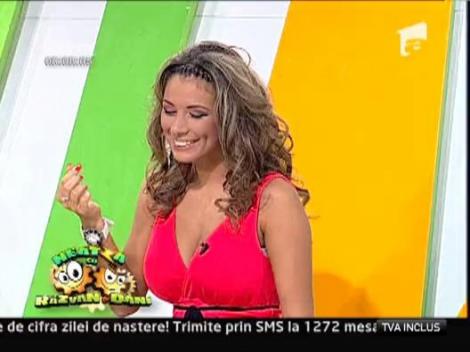 Roxana Vancea a venit cu verisoara la emisiune