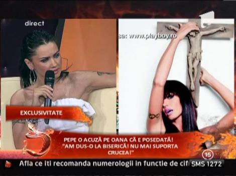 Pepe o acuza pe Oana ca e posedata: "Am dus-o la biserica. Nu mai suporta crucea!"