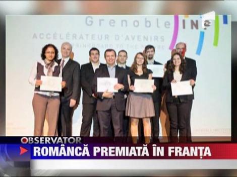 O studenta romanca din Toulouse a primit premiul stiintific Amelia Earhart