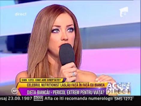 Bianca si doctorul Laslau stau fata-n fata, la o masa imbelsugata!