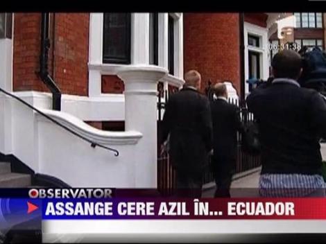 Fondatorul site-ului Wikileaks cere azil in Ecuador