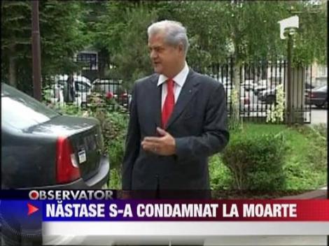 Adrian Nastase, condamnat la doi ani de inchisoare, a incercat sa se sinucida