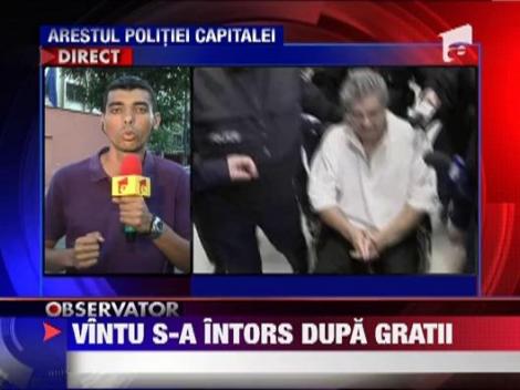 Sorin Ovidiu Vantu a ajuns, din nou, dupa gratii