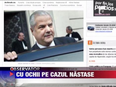 Tentativa de sinucidere a lui Adrian Nastase in atentia presei internationale: "O sentina sangeroasa!"