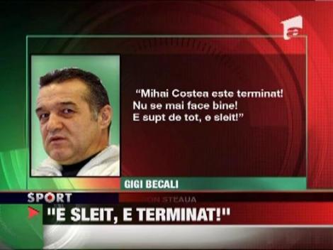 Gigi Becali ii ataca pe fratii Costea