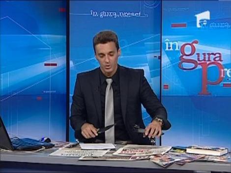 Mircea Badea, cu cutitul de vanatoare la TV