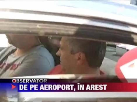 Cristian Vasile, condamnat definitiv in dosarul „Trofeul Calitatii”, preluat de politisti pe aeroport