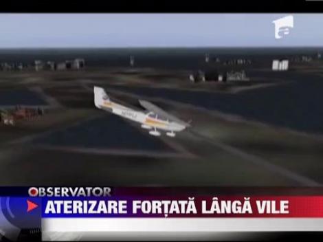 UPDATE! Un avion de mici dimensiuni a aterizat fortat la Clinceni