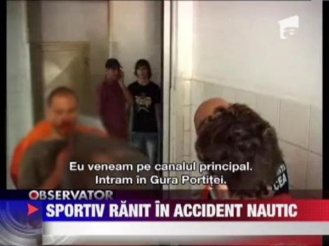 Sportivul Iustin Porcarasu a fost grav ranit intr-un accident nautic