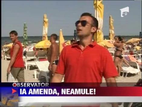 Record de amenzi pentru vanzatorii ambulanti de pe litoral