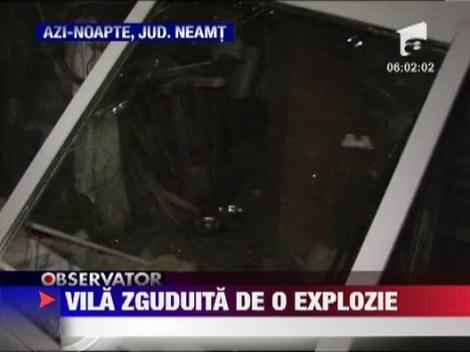 Piatra Neamt: O explozie puternica a distrus o vila