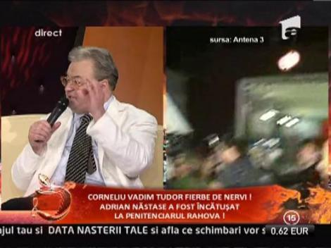 Vadim Tudor: "Condamnarea lui Adrian Nastase este falsa"