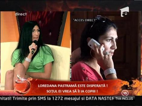 Sotul Loredanei Pastrama vrea sa-i ia copiii
