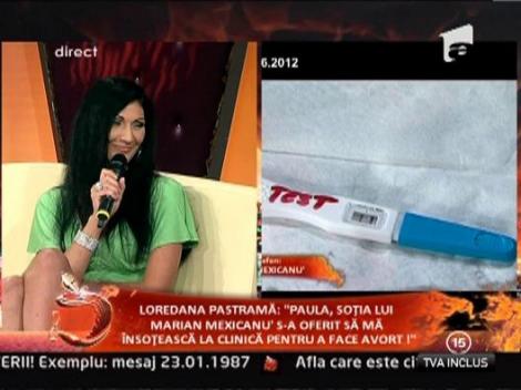 Loredana Pastrama: "Sotia lui Marian Mexicanu s-a oferit sa ma duca la clinica sa fac avort"