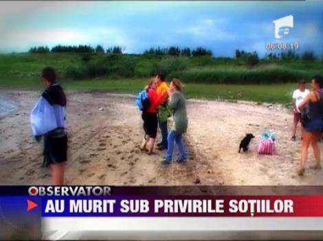 Doi tineri s-au ineca intr -un iaz din judetul Suceava, sub privirile sotiilor