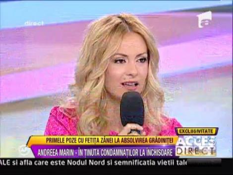 Andreea Marin, in tinuta condamnatilor la inchisoare