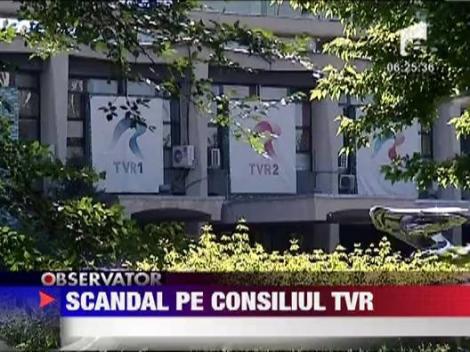 Scandal pe consiliul TVR