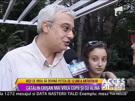 Catalin Crisan mai vrea copii si cu Alina