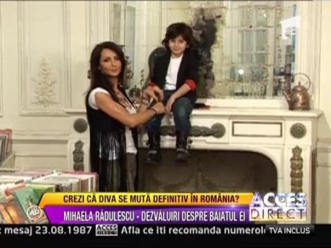 Mihaela Radulescu, dezvaluiri despre baiatul ei
